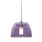 Besa Lighting Spur Cord Pendant, Plum, Satin Nickel, 1x35W Halogen 1XT-SPURPL-SN - alternate 1